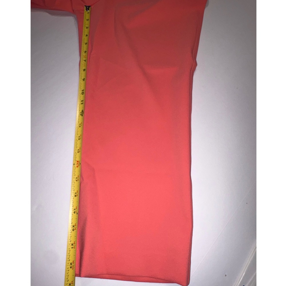 Rachel Zoe Coral Cropped Pants Tailored Stretch Women's Size 14 - Picture 9 of 10